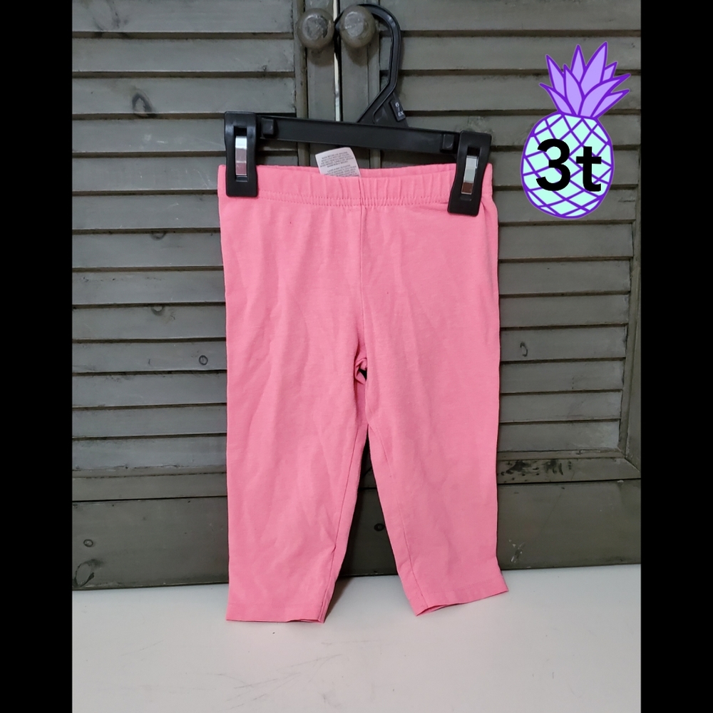 carter's 3t light pink Capri leggings